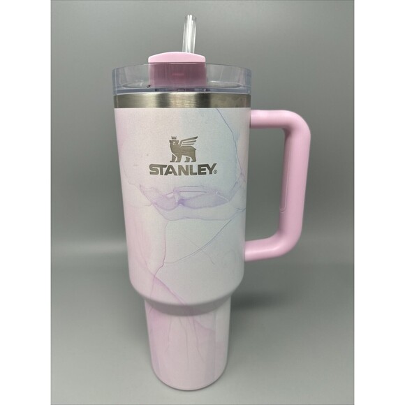 STANLEY 40 OZ QUENCHER TUMBLER WATERCOLOR TULLE TARGET RELEASE - Picture 1 of 5